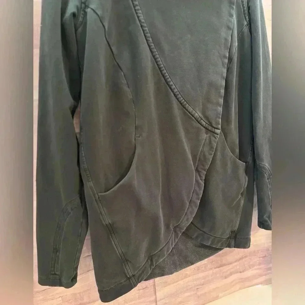 Lululemon Women’s That's A Wrap Jacket Stretch French Terry Black Size‎ 6